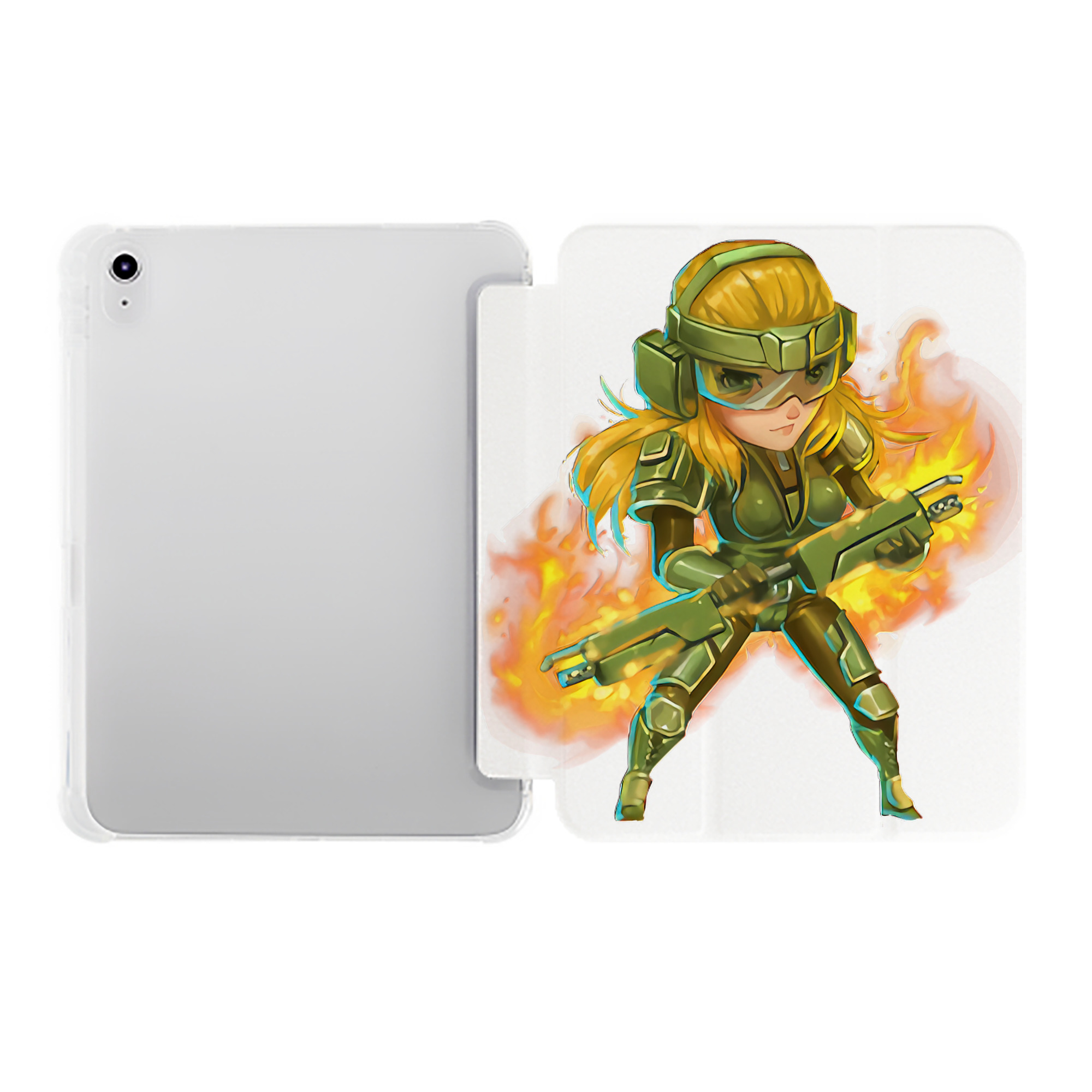 （画像用） リーグ・オブ・レジェンド League of Legends LOL IPad ケース ペン収納付き 三つ折りスタンド PUレザー×シリコン 対応機種9.5/10.5/10.9インチ